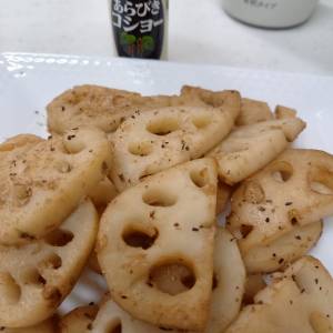 厚切りれんこんのきんぴら