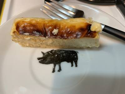 柚子はちみつのベイクドチーズケーキ