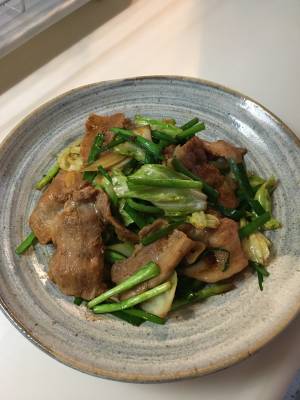 春キャベツの回鍋肉（ホイコーロー）