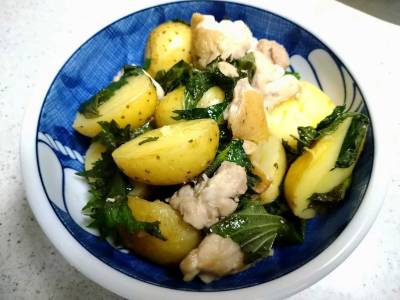 鶏のアーリオ・オーリオ 青じそ風味