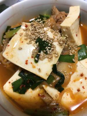 肉キムチ豆腐