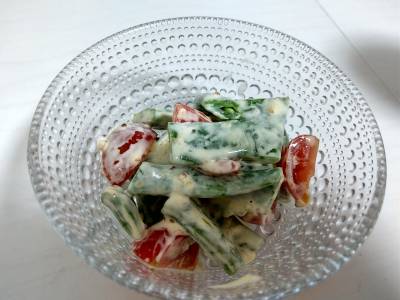 モロッコいんげんのマスタードサラダ