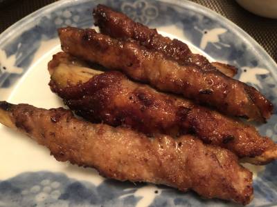 なすの豚バラ巻き