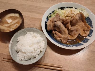 豚のしょうが焼き