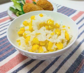 とうもろこしの塩麹（こうじ）ご飯
