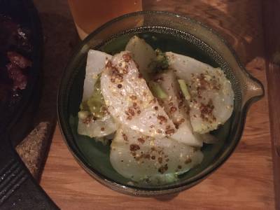 温かいかぶのサラダ