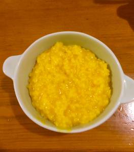 欧米かぼちゃがゆ