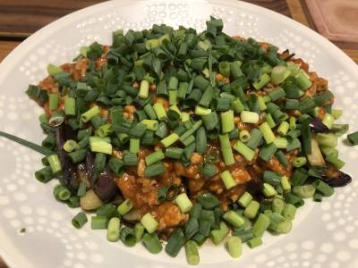 なすのマーボーあんかけ