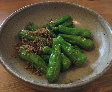 ししとうのじゃこ炒め