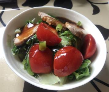 うまだれレタスごはん