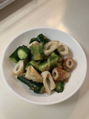 たたききゅうりのたまねぎドレッシング