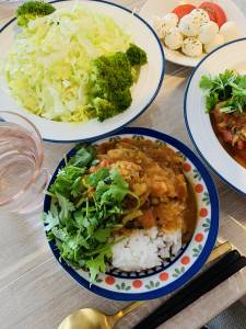 トマトとえびの夏カレー