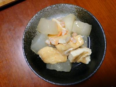 とうがんとお揚げの炊いたん