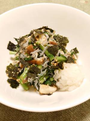 ちりめんじゃこのさっぱりあえ