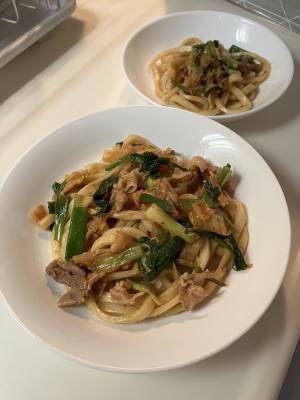 豚キムチうどん