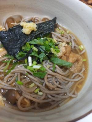 かきたまそば