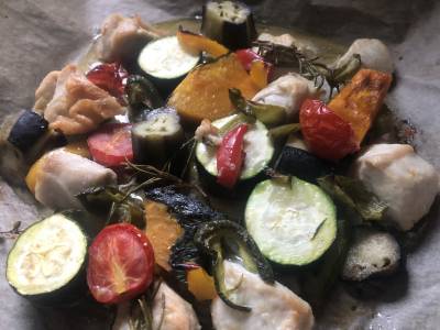 オーブンでバーベキュー