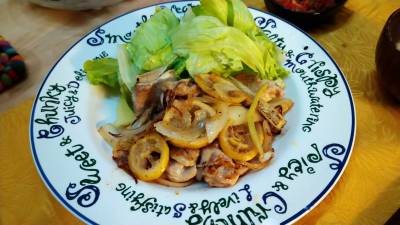 鶏もも肉のレモン塩だれ