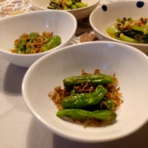 ししとうのじゃこ炒め