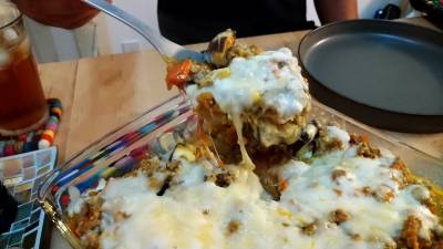 なすのミートチーズ