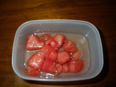 すいかのジンジャーマリネ