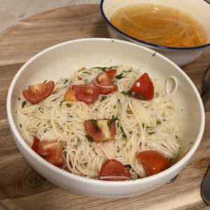そうめんとトマトのカッペリーニ
