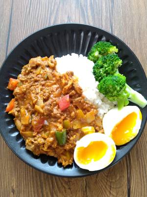 さばのキーマカレー