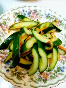 きゅうりの甘酢漬け