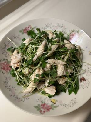 鶏ささ身の梅肉あえ