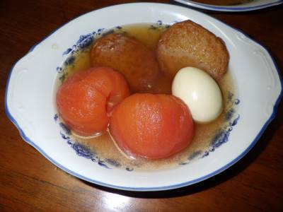 丸ごとトマトの夏おでん