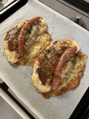 バターチキンカレーとヨーグルトナン