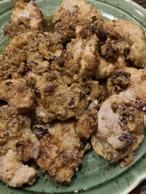 豚ヒレの塩麹焼き