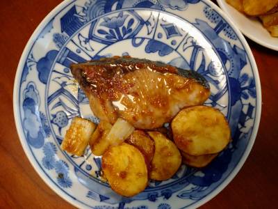 ぶりの梅みそ焼き