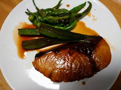 ぶりの照り焼き