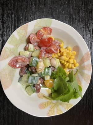 ヨーグルト大豆のサラダ