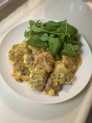 青じそとチーズのピカタ