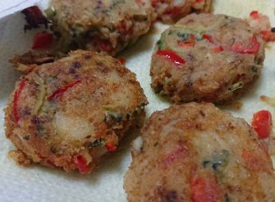 ゴーヤーのインド風天ぷら