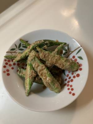 牛しゃぶと小松菜のごまだれあえ