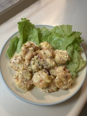 えびのマヨネーズソースあえ