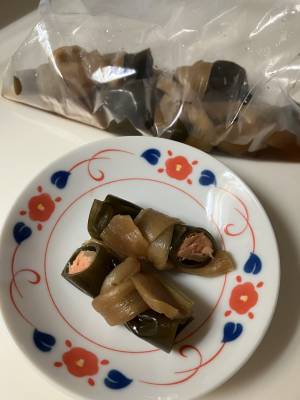 かみごたえ昆布巻き