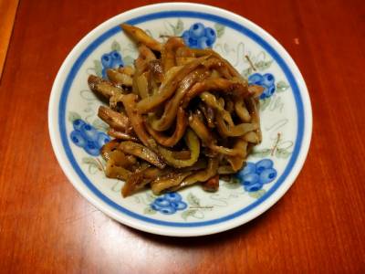 なすのシンプル塩炒め