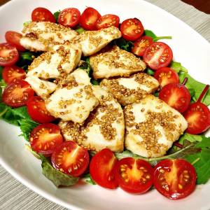 鶏むね肉のごま焼き