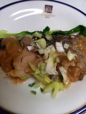 銀だらとほうれんそうのピリ辛煮