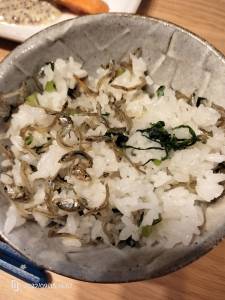 かぶの葉とじゃこの混ぜご飯
