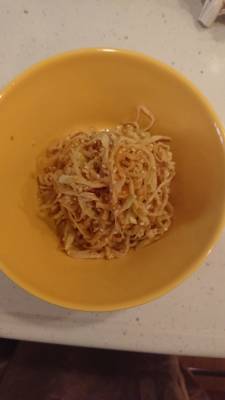 切り干し大根のしょうがごまあえ