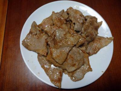 豚のしょうが焼き