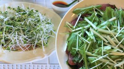 こしょう魚の昆布じめ