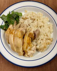 蒸し鶏