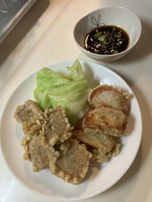 高野豆腐の衣揚げ