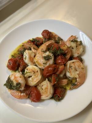 えびのエキゾチック蒸し焼き